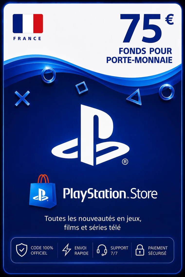Carte PSN France 75€